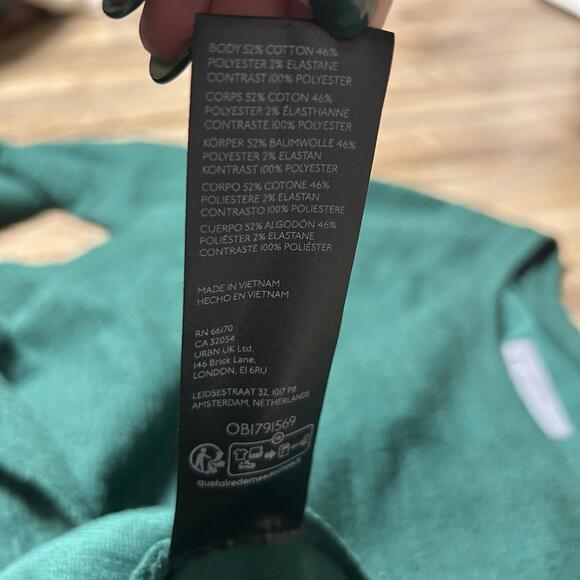 NWT Anthropologie Green Holly Open Back Bow Sweater XS Holiday Coquette - Picture 9 of 9